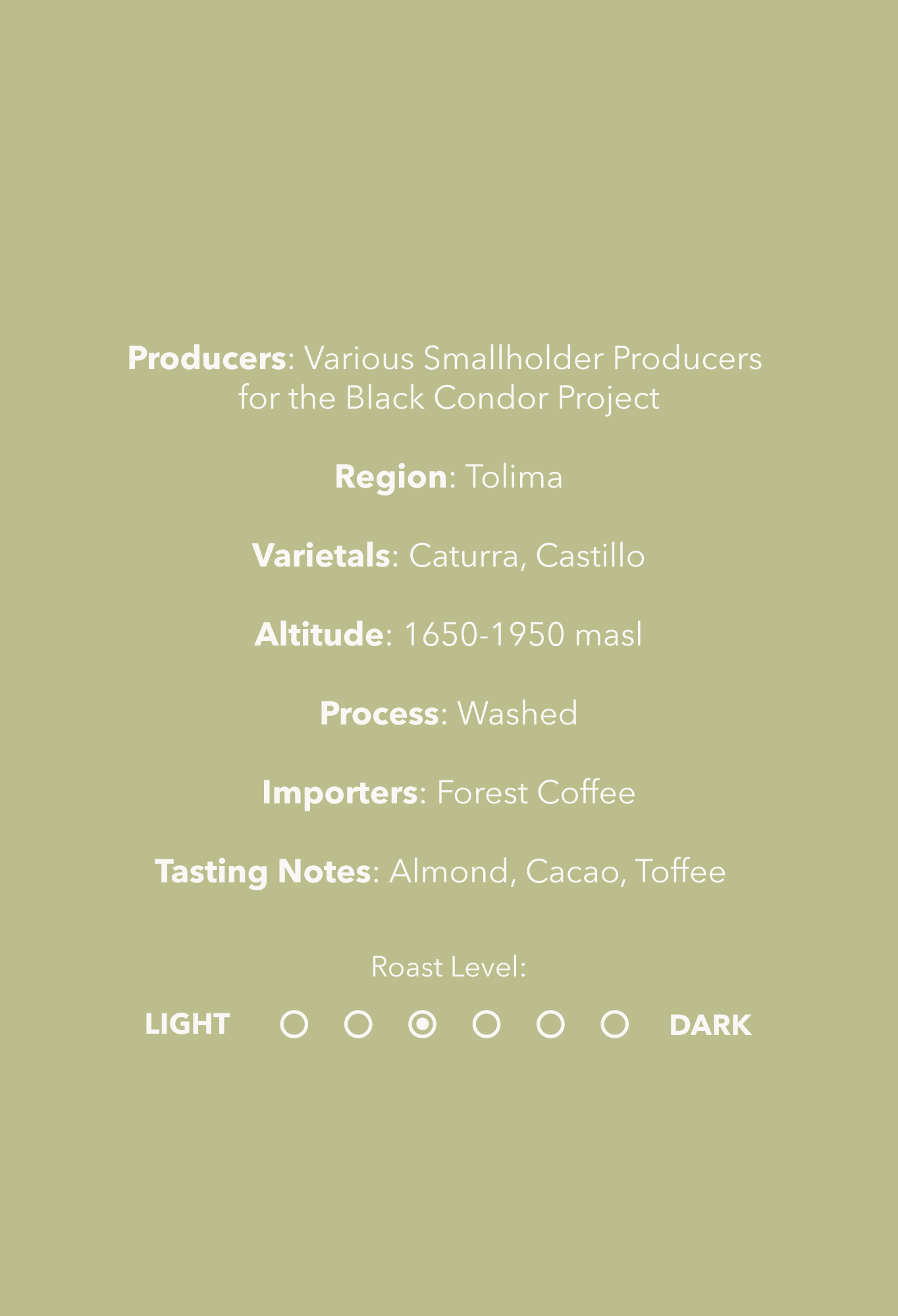 Colombia Black Condor